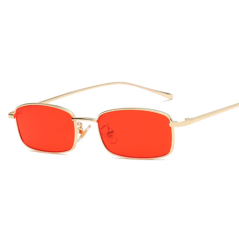 Colorful Mercury Lens Sunglasses with Small Metal Frame