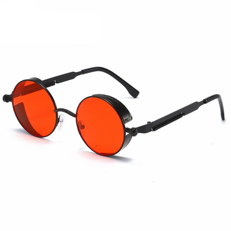 Metal Round Sunglasses with Vintage Charm