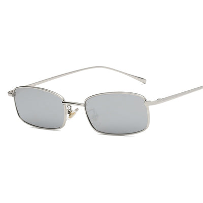 Colorful Mercury Lens Sunglasses with Small Metal Frame