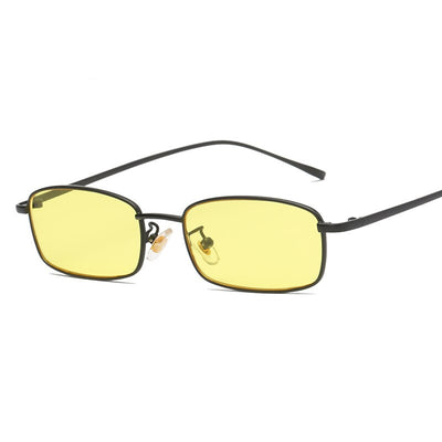 Colorful Mercury Lens Sunglasses with Small Metal Frame