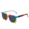 Unleash Colorful UV Style with Designer Rainbow Sunglasses