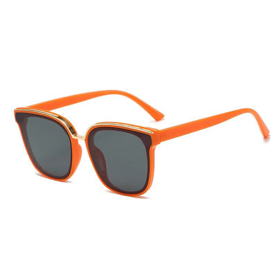 Casual Big Box Round Sunglasses