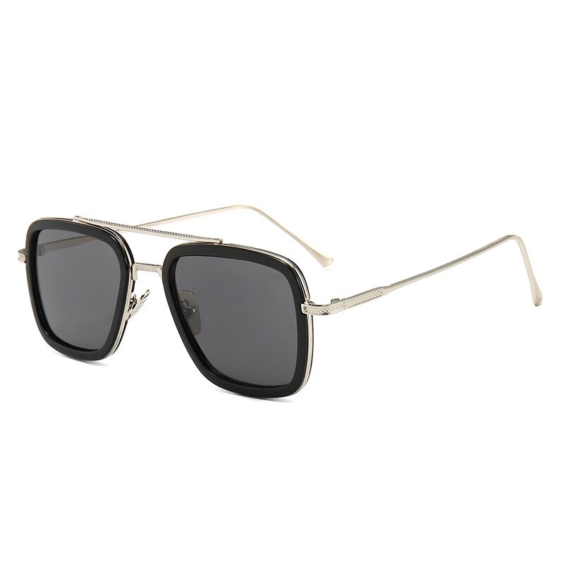 Metal Frame Round Multicolor Sunglasses