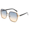 Oval Luxury Sunglasses with Gradients Lens